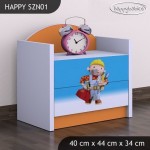 Nočna omarica Happy babies Mojster Miha 24 SZN1